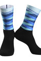 MONTON Kolesarske klasične nogavice - SILVERYO - modra