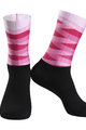 MONTON Kolesarske klasične nogavice - SILVERYO - rožnata