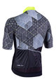 NALINI Kolesarski dres s kratkimi rokavi - AIS STELVIO 2.0 - črna/rumena