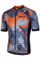 NALINI Kolesarski dres s kratkimi rokavi - AIS CROSS 2.0 MTB - siva/oranžna