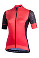 NALINI Kolesarski dres s kratkimi rokavi - AIS STILOSA 2.0 LADY - oranžna/črna