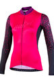 NALINI Kolesarski dres z dolgimi rokavi zimski - AIS LW 2.0 LADY SMR - rožnata/črna
