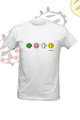 NU. BY HOLOKOLO Kolesarska  majica s kratkimi rokavi - LADYBUGS KIDS - bela