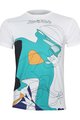 NU. BY HOLOKOLO Kolesarska  majica s kratkimi rokavi - ENERGETIC - večbarvno/bela