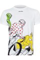 NU. BY HOLOKOLO Kolesarska  majica s kratkimi rokavi - LE TOUR COLOURS - bela/večbarvno
