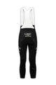PISSEI Kolesarske dolge hlače z naramnicami - UAE TEAM EMIRATES 23 - črna