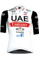 PISSEI Kolesarski dres s kratkimi rokavi - UAE TEAM EMIRATES 23 - bela/črna/rdeča