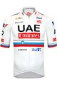 PISSEI Kolesarski dres s kratkimi rokavi - UAE TEAM EMIRATES SLOVENIAN 2024 - bela/rdeča