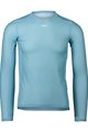 POC Kolesarska  majica z dolgimi rokavi - ESSENTIAL LAYER - svetlo modra