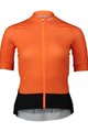 POC Kolesarski dres s kratkimi rokavi - ESSENTIAL ROAD LADY - oranžna/črna