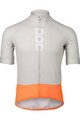 POC Kolesarski dres s kratkimi rokavi - ESSENTIAL ROAD LOGO - siva/oranžna