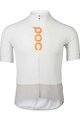 POC Kolesarski dres s kratkimi rokavi - ESSENTIAL ROAD LOGO - bela/siva