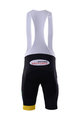 BONAVELO Kolesarske kratke hlače z naramnicami - ASTANA 2017 - črna