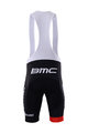 BONAVELO Kolesarske kratke hlače z naramnicami - BMC 2017 - črna