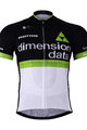 BONAVELO Kolesarski dres s kratkimi rokavi - DIMENSION DATA 2017 - črna/zelena/bela