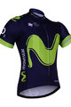 Kolesarski dres s kratkimi rokavi - MOVISTAR 2017  - modra/zelena