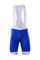BONAVELO Kolesarske kratke hlače z naramnicami - QUICKSTEP 2017 - modra