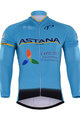 Kolesarski dres z dolgimi rokavi zimski - ASTANA 2017 WINTER - svetlo modra