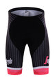Kolesarske kratke hlače brez naramnic - TREK 2017 - rožnata/črna