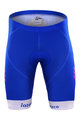 Kolesarske kratke hlače brez naramnic - QUICKSTEP 2017 - modra