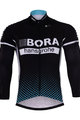 Kolesarski dres z dolgimi rokavi poletni - BORA 2017 SUMMER - črna