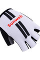 Kolesarske rokavice s kratkimi prsti - SUNWEB 2017 - bela/črna