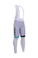 Kolesarske dolge hlače z naramnicami - BORA UCI 2017 SUMMER - bela