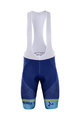 Kolesarske kratke hlače z naramnicami - ASTANA 2018 - modra