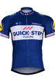 BONAVELO Kolesarski dres s kratkimi rokavi - QUICKSTEP 2018 - modra/bela