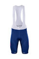 BONAVELO Kolesarske kratke hlače z naramnicami - QUICKSTEP 2018 - modra