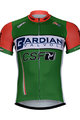 Kolesarski dres s kratkimi rokavi - BARDIANI 2018 - zelena/oranžna