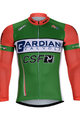 Kolesarski dres z dolgimi rokavi poletni - BARDIANI 2018 SUMMER - oranžna/zelena