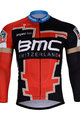 Kolesarski dres z dolgimi rokavi poletni - BMC 2018 SUMMER - črna/rdeča