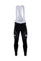 Kolesarske dolge hlače z naramnicami - LOTTO 2018 SUMMER - črna