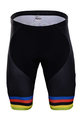 Kolesarske kratke hlače brez naramnic - BORA UCI 2018 - črna/večbarvno