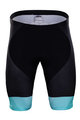 Kolesarske kratke hlače brez naramnic - BORA 2018 - zelena/črna
