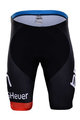 Kolesarske kratke hlače brez naramnic - BMC 2018 - rdeča/črna/modra