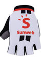 Kolesarske rokavice s kratkimi prsti - SUNWEB 2018 - rdeča/bela