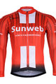 BONAVELO Kolesarski dres z dolgimi rokavi poletni - SUNWEB 2019 SUMMER - rdeča