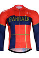 BONAVELO Kolesarski dres z dolgimi rokavi zimski - B. MERIDA 2019 WNT - rdeča/modra