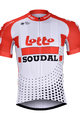BONAVELO Kolesarski dres s kratkimi rokavi - LOTTO SOUDAL 2019 - bela