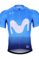 BONAVELO Kolesarski dres s kratkimi rokavi - MOVISTAR 2019 - modra