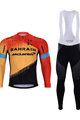 BONAVELO Kolesarski dolgi dres in hlače - BAHRAIN MCL. '20 SMR - rumena/črna/rdeča