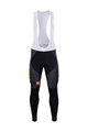 BONAVELO Kolesarske dolge hlače z naramnicami - JUMBO-VISMA 2020 WNT - črna