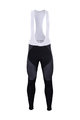 BONAVELO Kolesarske dolge hlače z naramnicami - MOVISTAR 2020 WINTER - črna
