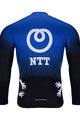 BONAVELO Kolesarski dres z dolgimi rokavi zimski - NTT 2020 WINTER - črna/modra