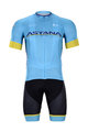 BONAVELO Kolesarski dres kratek rokav in kratke hlače - ASTANA 2020 - modra
