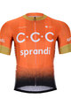 BONAVELO Kolesarski dres s kratkimi rokavi - CCC 2020 - oranžna