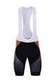 BONAVELO Kolesarske kratke hlače z naramnicami - COFIDIS 2020 - rdeča/črna