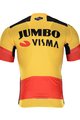BONAVELO Kolesarski dres s kratkimi rokavi - JUMBO-VISMA 2020 - rumena/črna